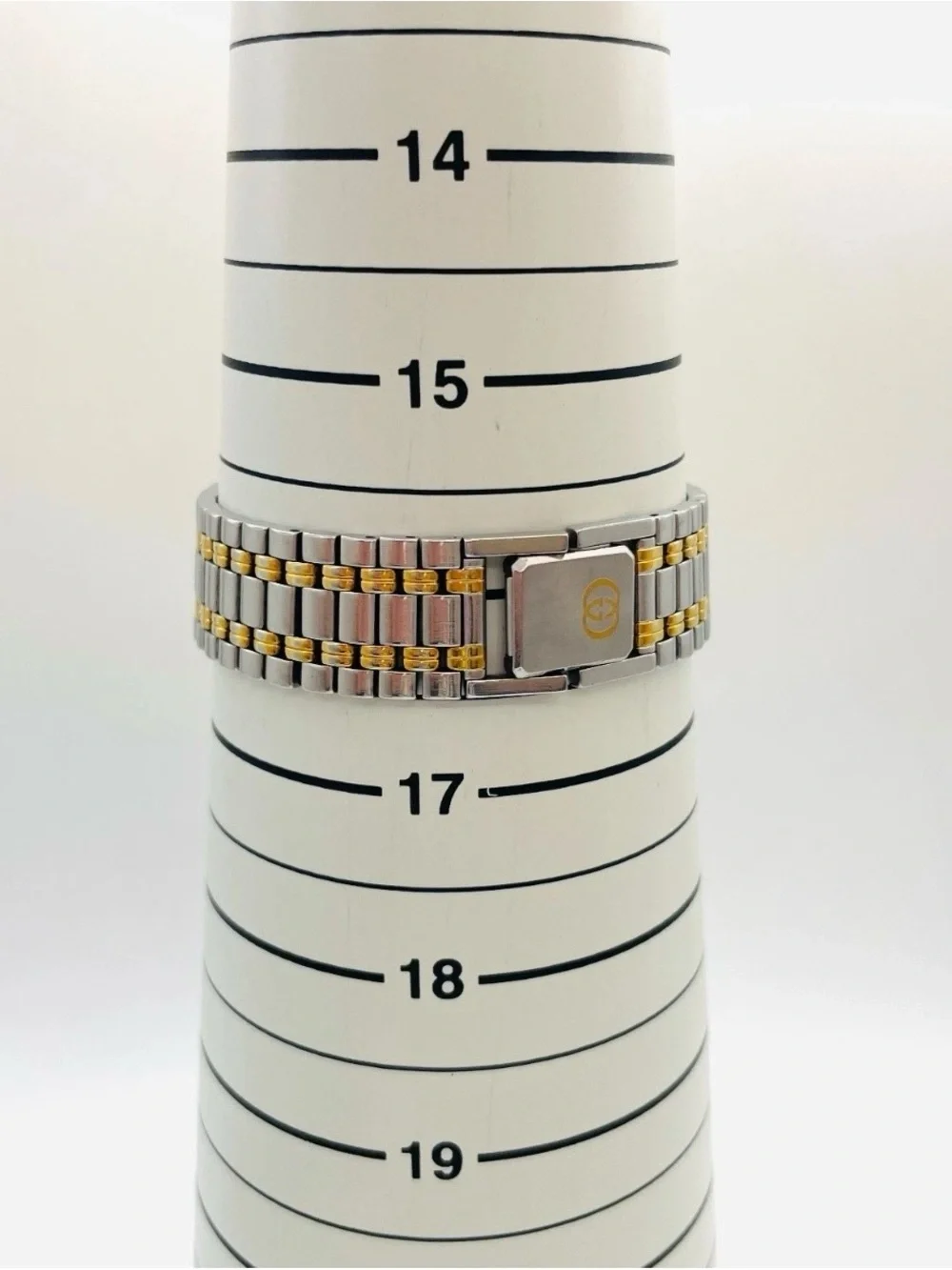 Gucci Two-Tone Stainless Steel Watch with Gold Dial